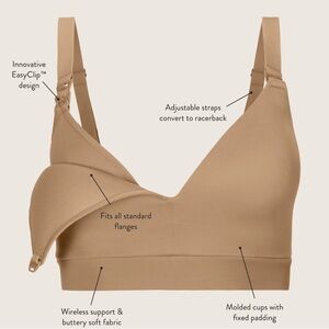KINDRED BRAVELY Minimalist Hands-Free Pumping & Nursing Bra